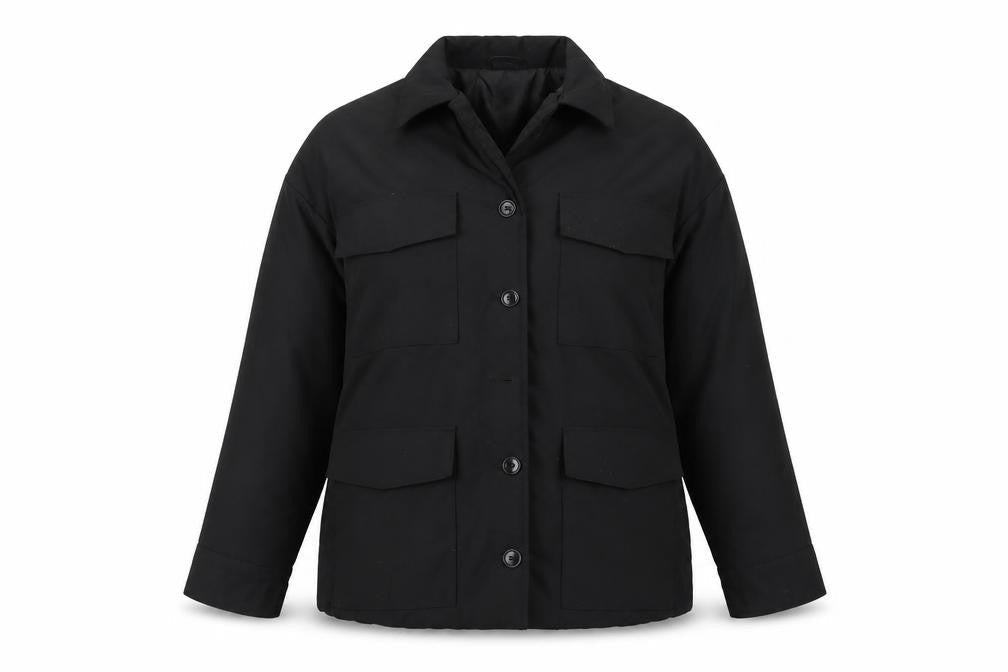 Womens UK Size 4 COLLUSION Black Basic Jacket