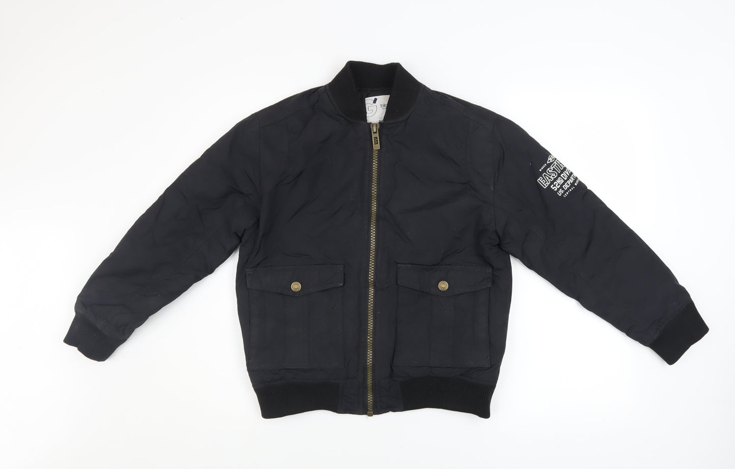 Boys UK Size 12 Years Gémo Black Bomber Jacket