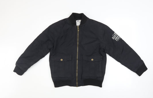Boys UK Size 12 Years Gémo Black Bomber Jacket