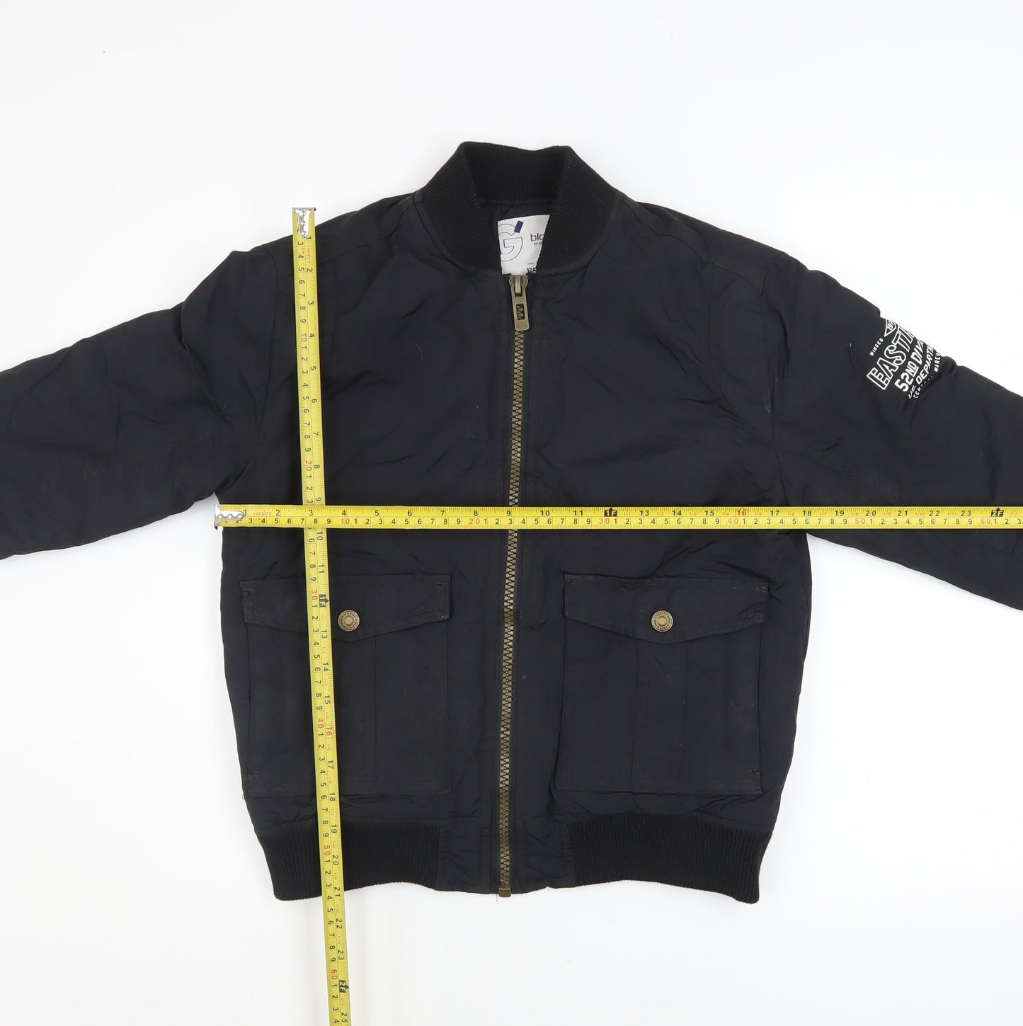 Boys UK Size 12 Years Gémo Black Bomber Jacket