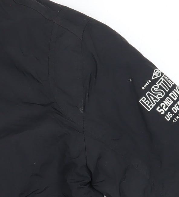 Boys UK Size 12 Years Gémo Black Bomber Jacket