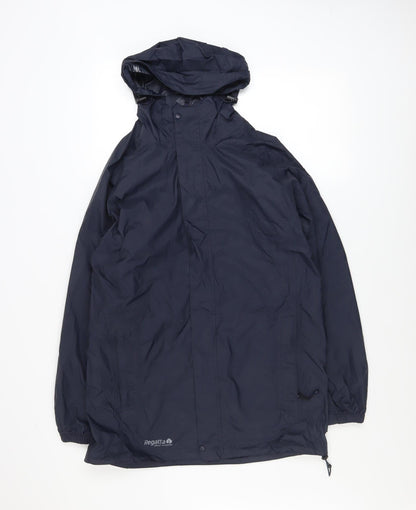 Mens UK Size S Regatta Blue Rain Coat