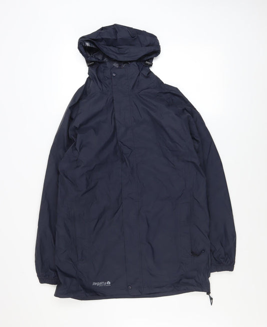 Mens UK Size S Regatta Blue Rain Coat