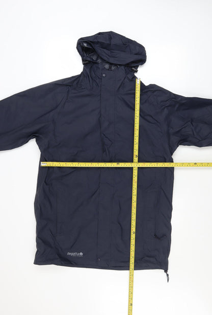 Mens UK Size S Regatta Blue Rain Coat