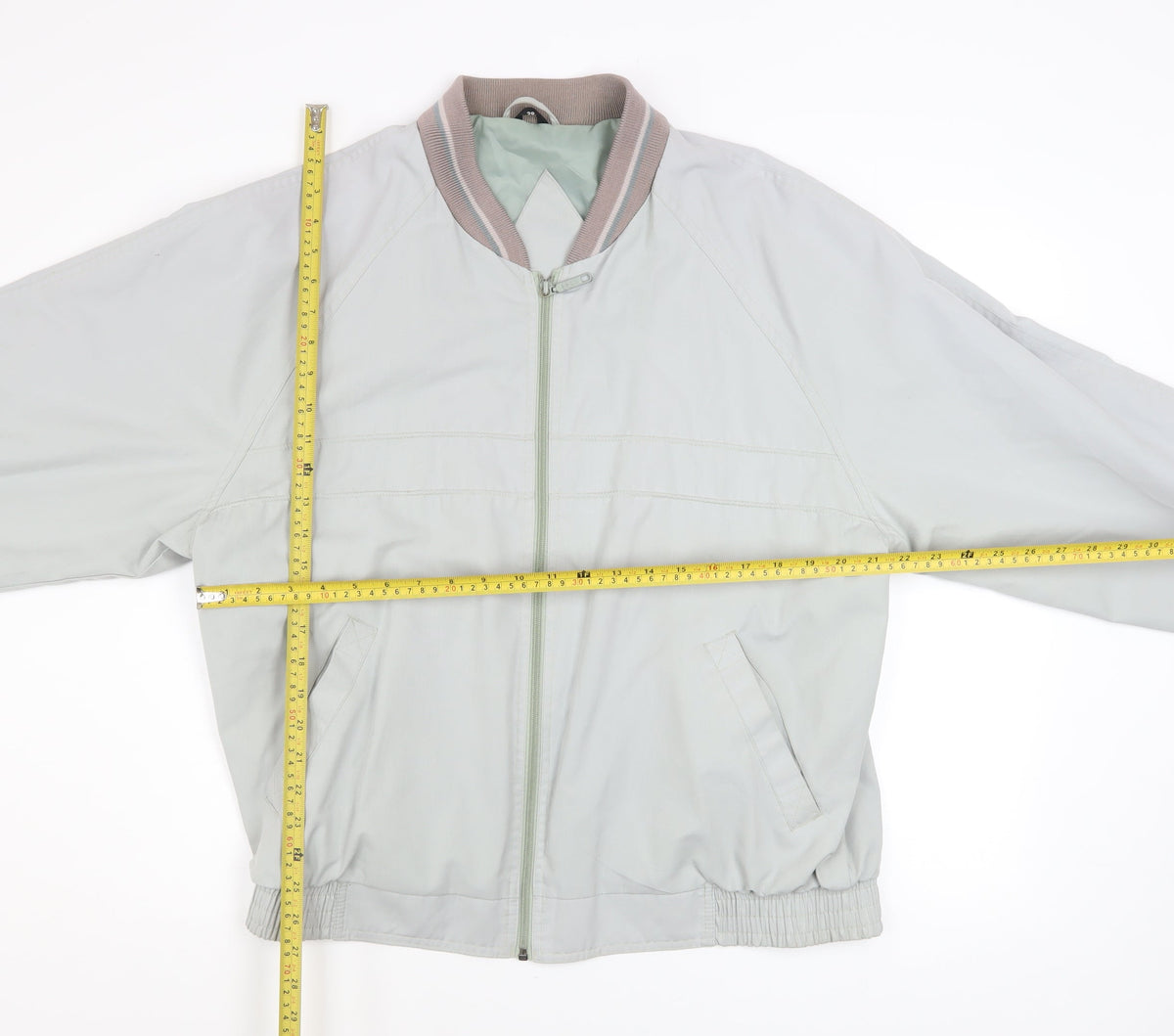 Mens UK Size 38 C&A Grey Bomber Jacket