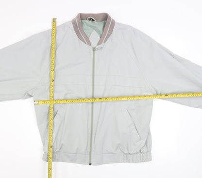 Mens UK Size 38 C&A Grey Bomber Jacket