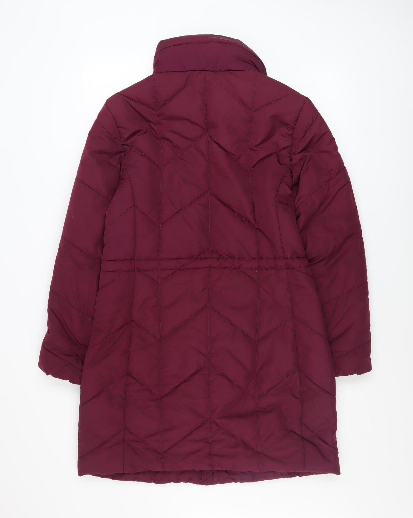 Womens UK Size 10 Marks and Spencer Red Puffer Jacket