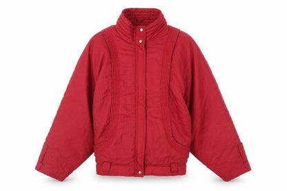 Girl Designed by Paris Women's Red Bomber Jacket Size 14 Vintage