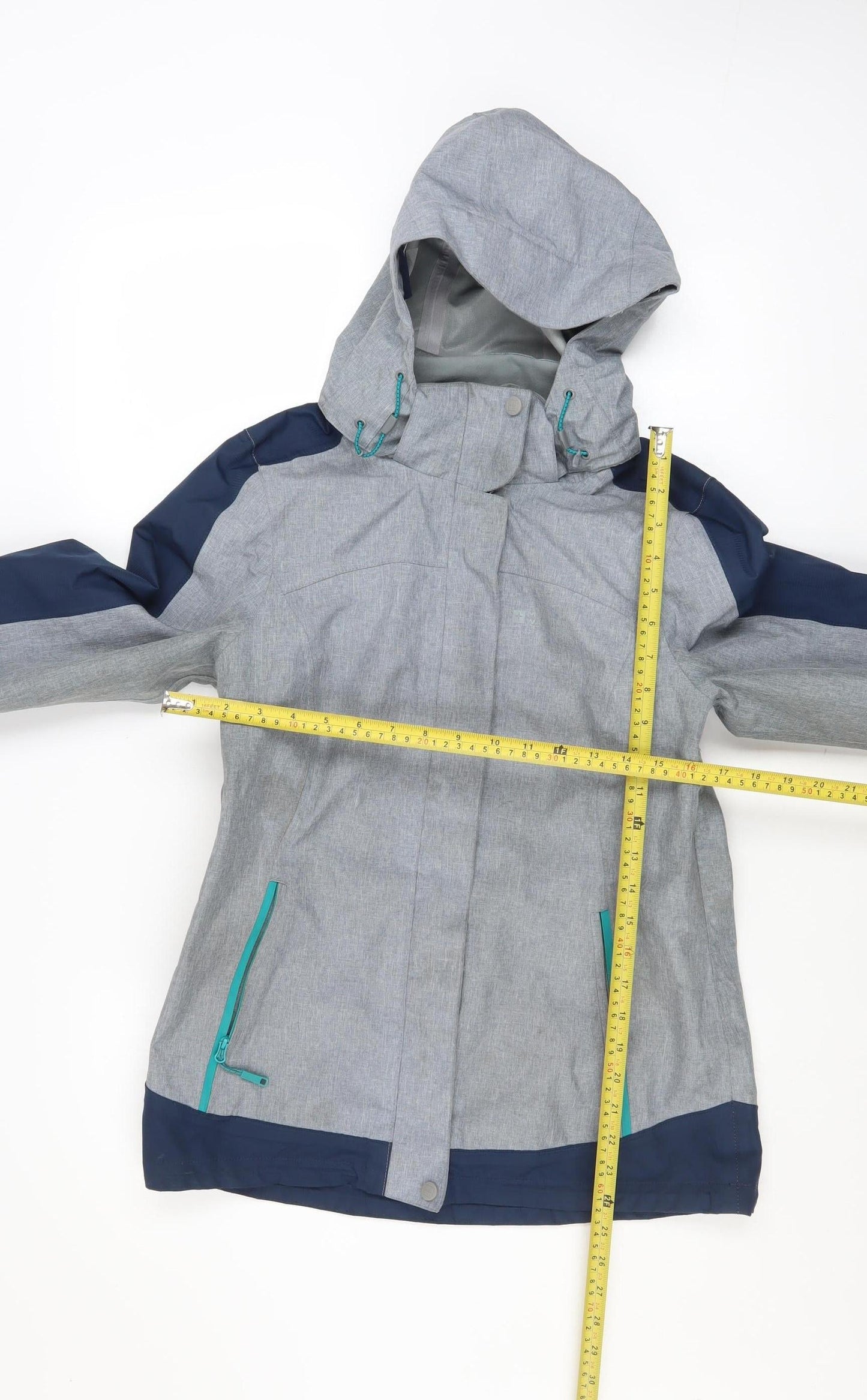 Womens UK Size 8 Mountain Warehouse Grey 3-in-1 Jacket
