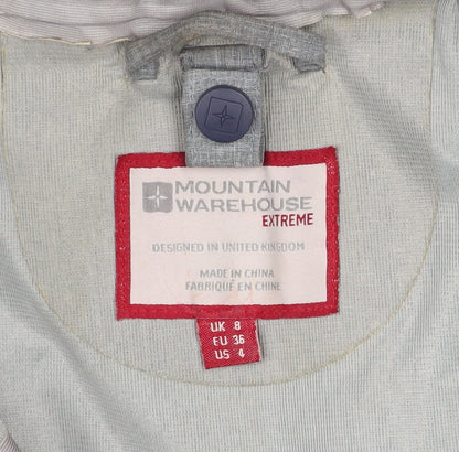 Womens UK Size 8 Mountain Warehouse Grey 3-in-1 Jacket