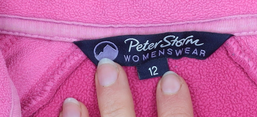Womens UK Size 12 Peter Storm Pink Pullover Sweatshirt