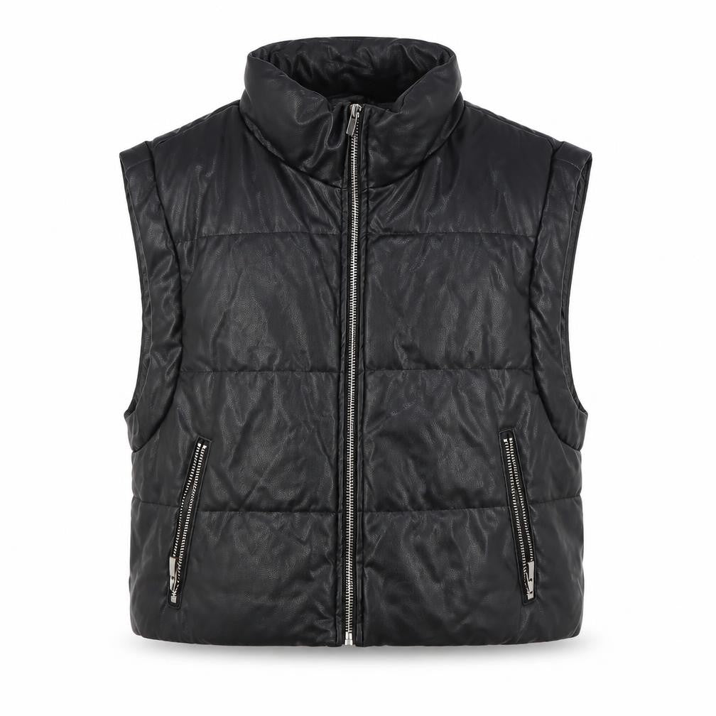 Womens UK Size M Zara Black Puffer Jacket