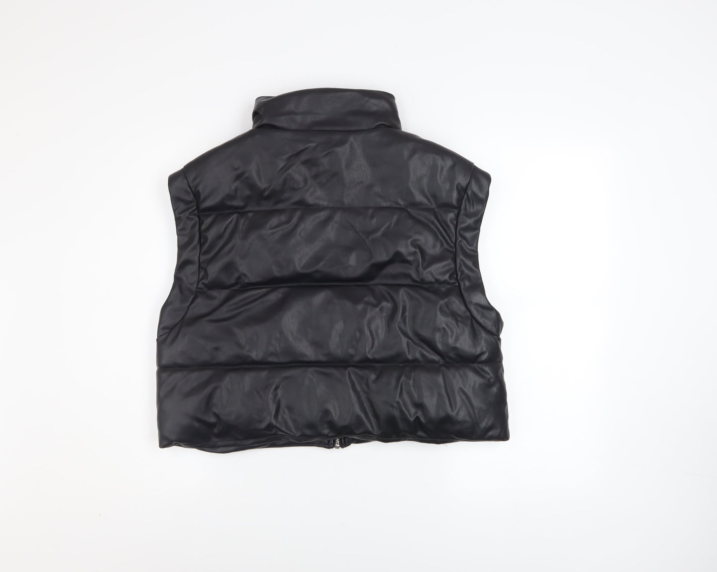 Womens UK Size M Zara Black Puffer Jacket