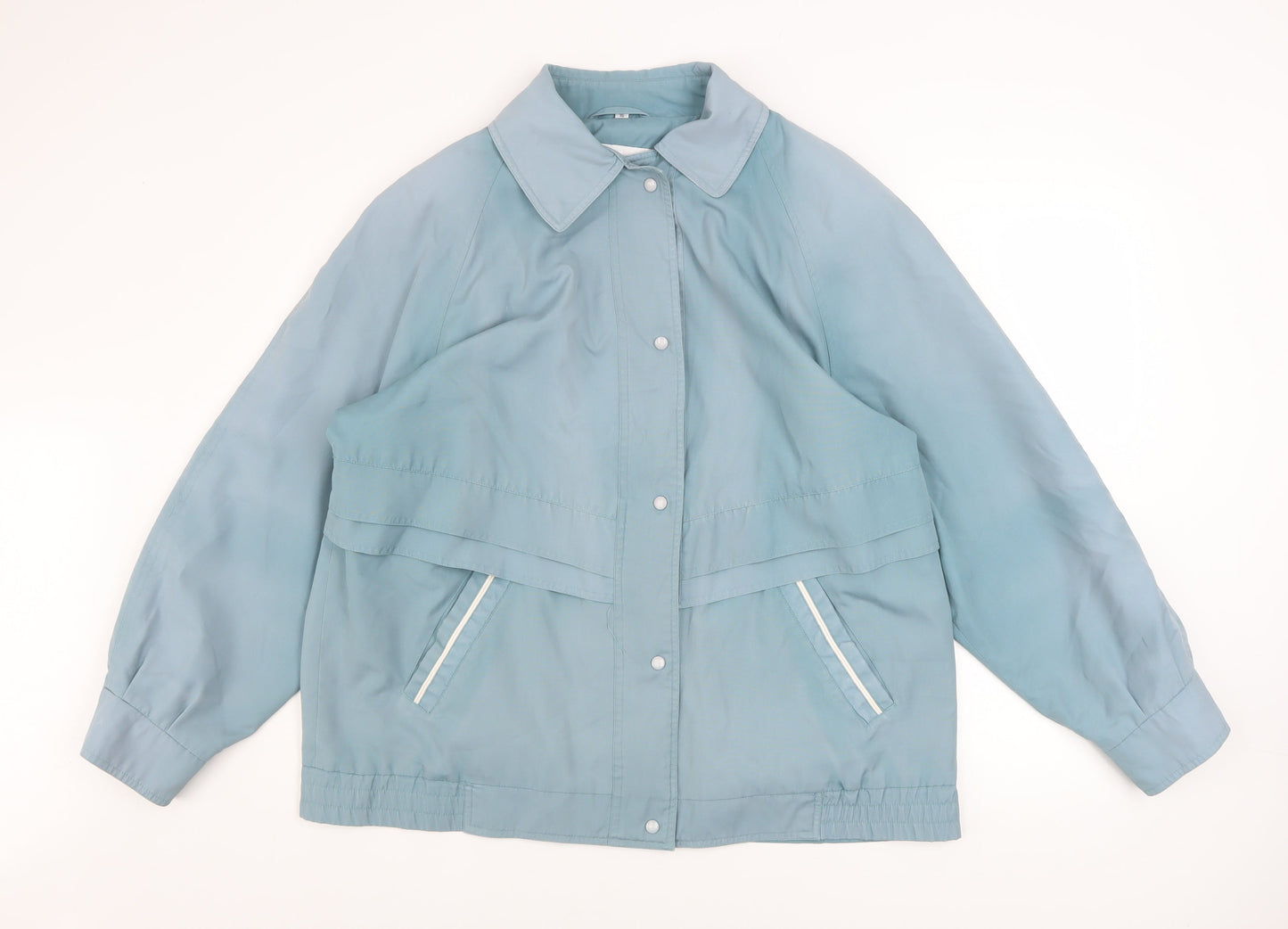 Womens UK Size 16 Telemac Blue Rain Coat