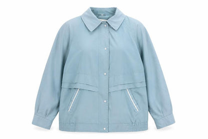Womens UK Size 16 Telemac Blue Rain Coat