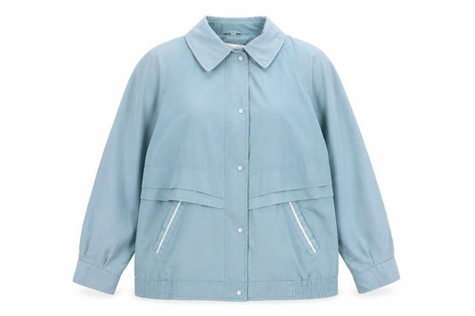 Womens UK Size 16 Telemac Blue Rain Coat