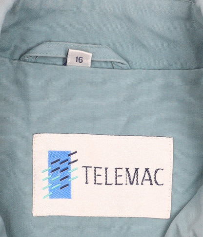 Womens UK Size 16 Telemac Blue Rain Coat