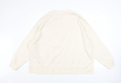 Womens UK Size 2XL Disney Beige Pullover Sweatshirt