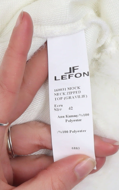 Womens UK Size 14 JF Lefon Ivory Basic Jacket