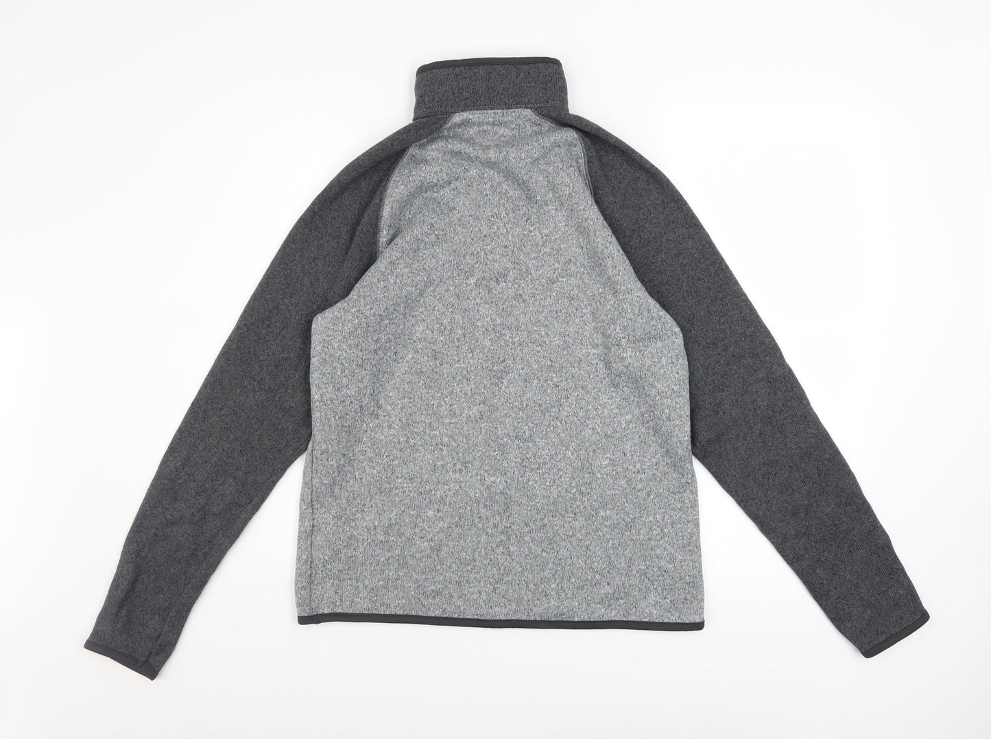 Mens UK Size S Old Navy Grey 1/4 Zip Sweatshirt