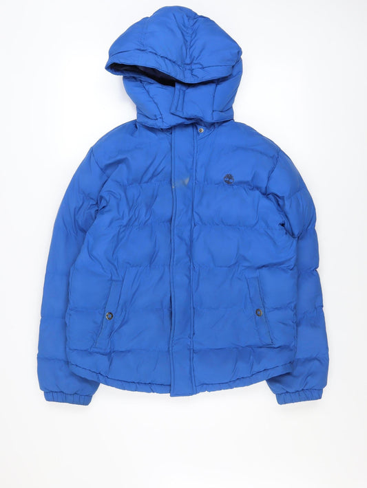 Boys UK Size 14 Years Timberland Blue Puffer Jacket