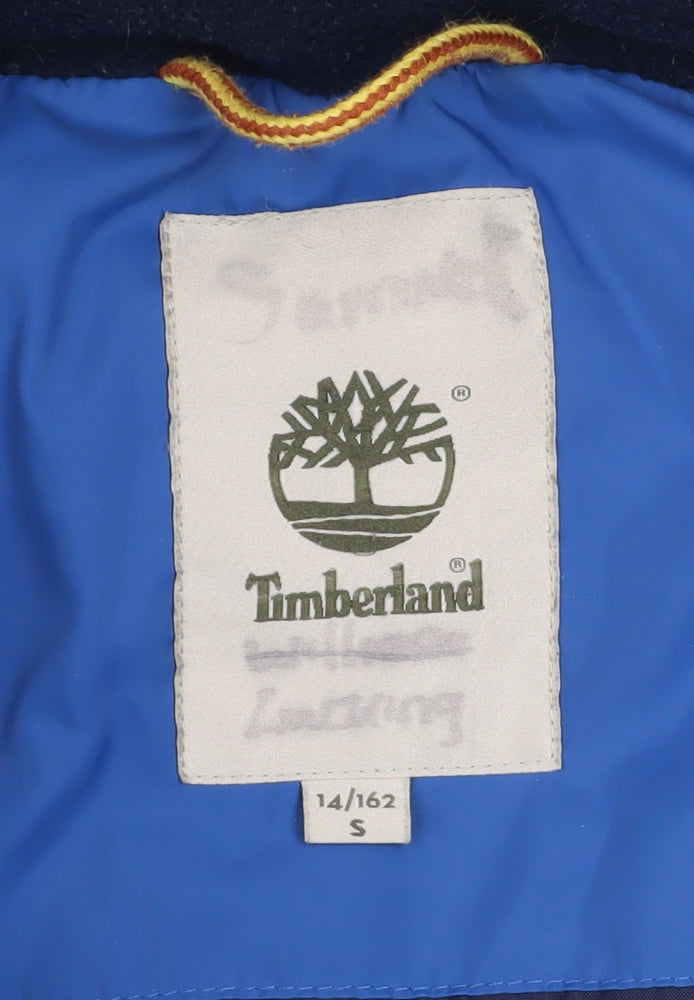 Boys UK Size 14 Years Timberland Blue Puffer Jacket