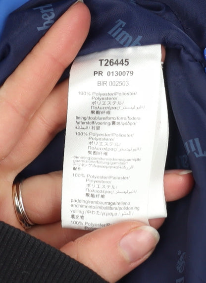 Boys UK Size 14 Years Timberland Blue Puffer Jacket