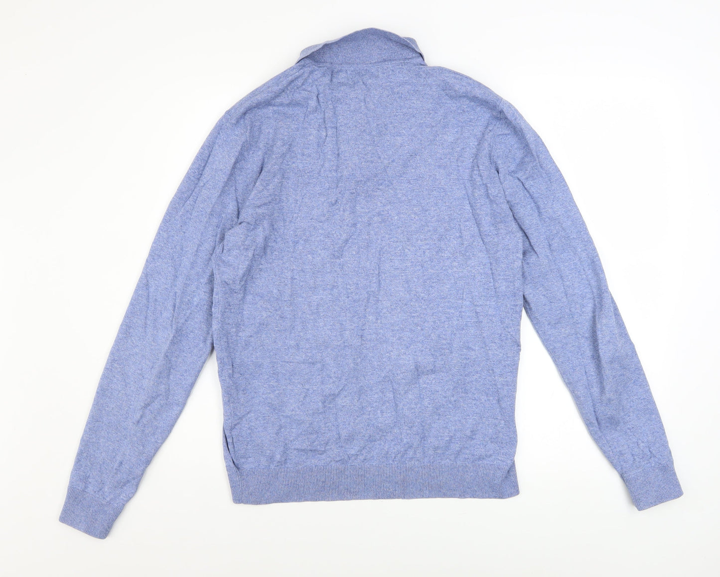 Mens UK Size M NEXT Blue Full Zip Jumper
