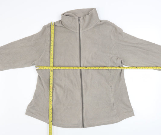 Womens UK Size 2XL Uniqlo Beige Walking Hiking Casual Gym & Training Jacket