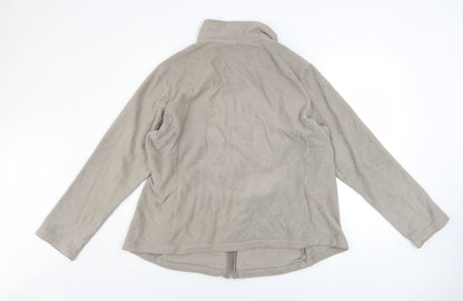 Womens UK Size 2XL Uniqlo Beige Walking Hiking Casual Gym & Training Jacket
