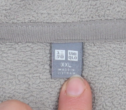 Womens UK Size 2XL Uniqlo Beige Walking Hiking Casual Gym & Training Jacket