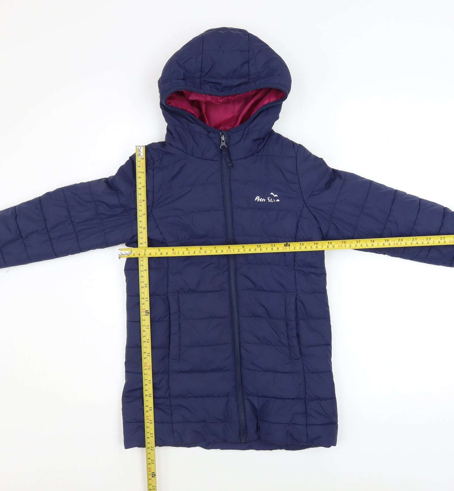 Girls UK Size 7-8 Years Peter Storm Blue Puffer Jacket