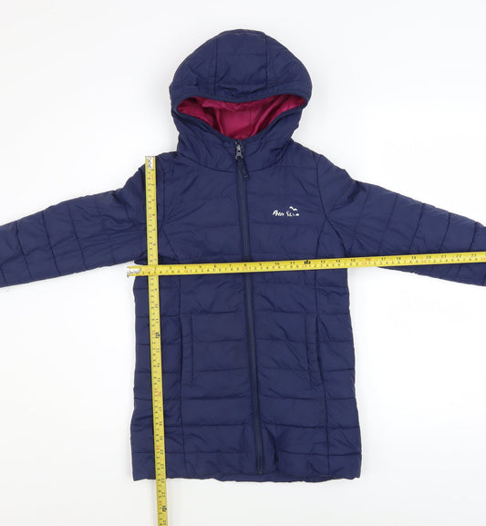 Girls UK Size 7-8 Years Peter Storm Blue Puffer Jacket