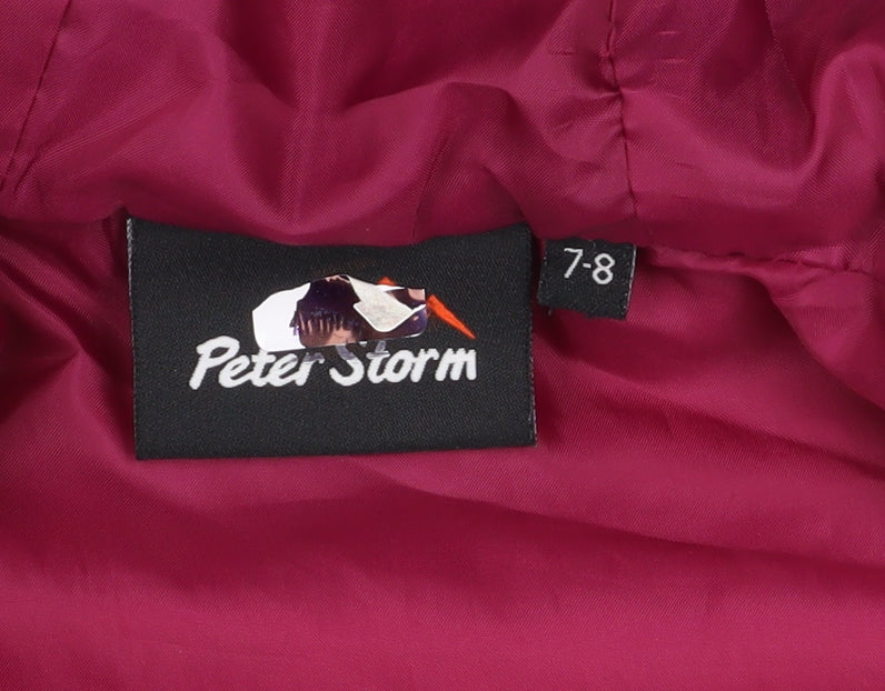 Girls UK Size 7-8 Years Peter Storm Blue Puffer Jacket