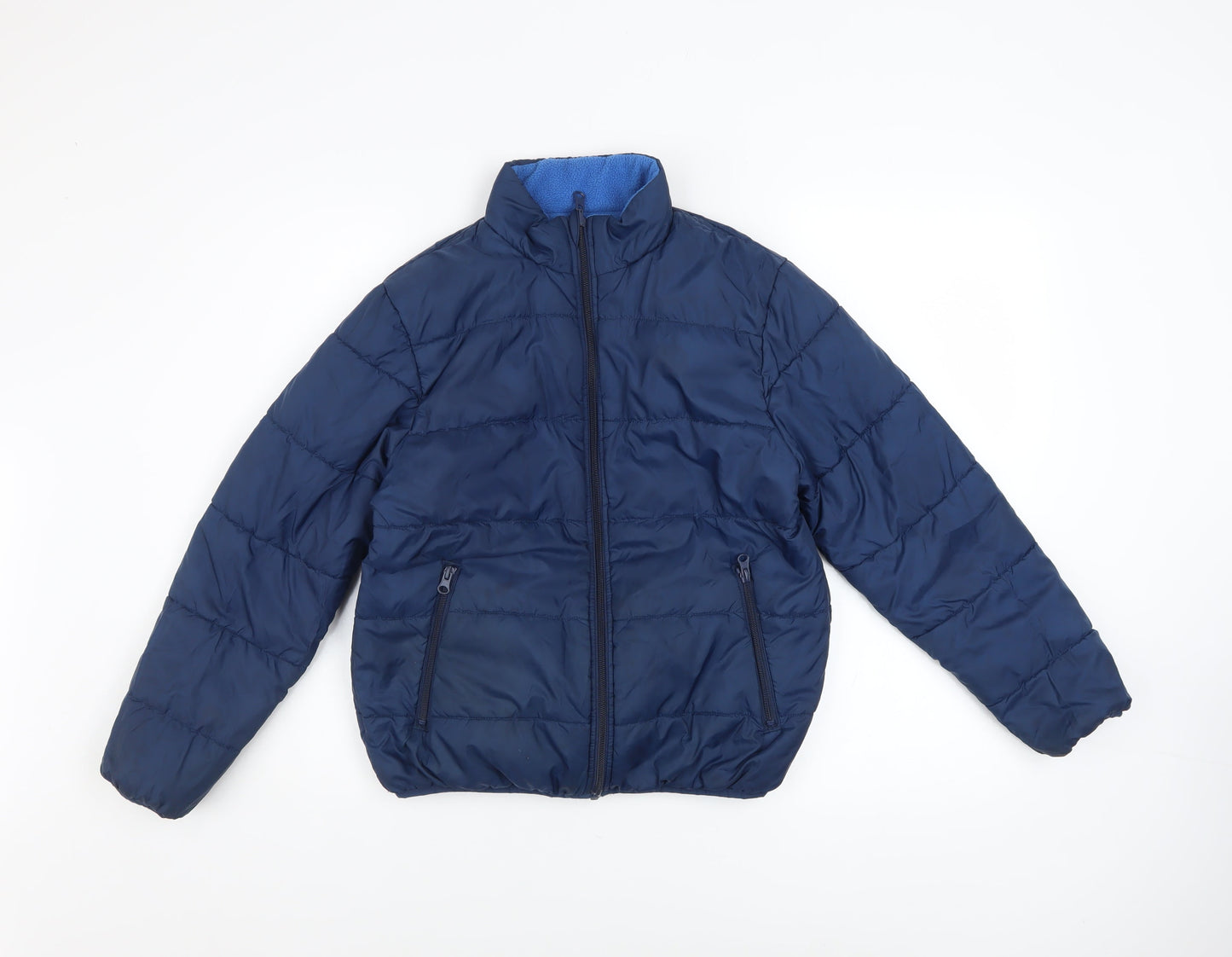 Boys UK Size 11-12 Years Lindex Blue Puffer Jacket