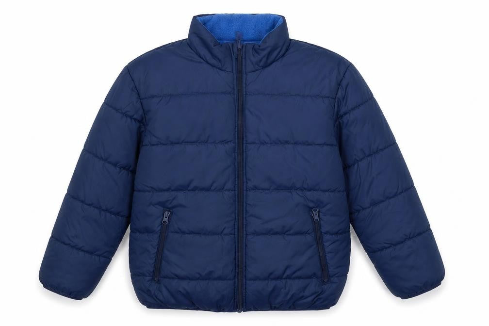 Boys UK Size 11-12 Years Lindex Blue Puffer Jacket