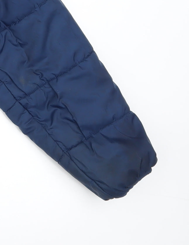 Boys UK Size 11-12 Years Lindex Blue Puffer Jacket
