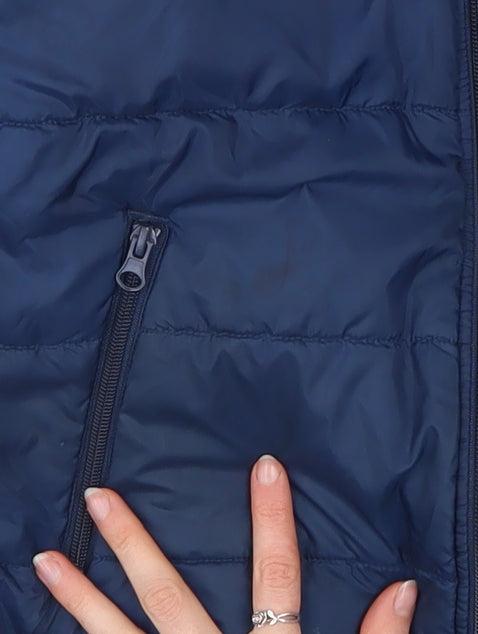 Boys UK Size 11-12 Years Lindex Blue Puffer Jacket