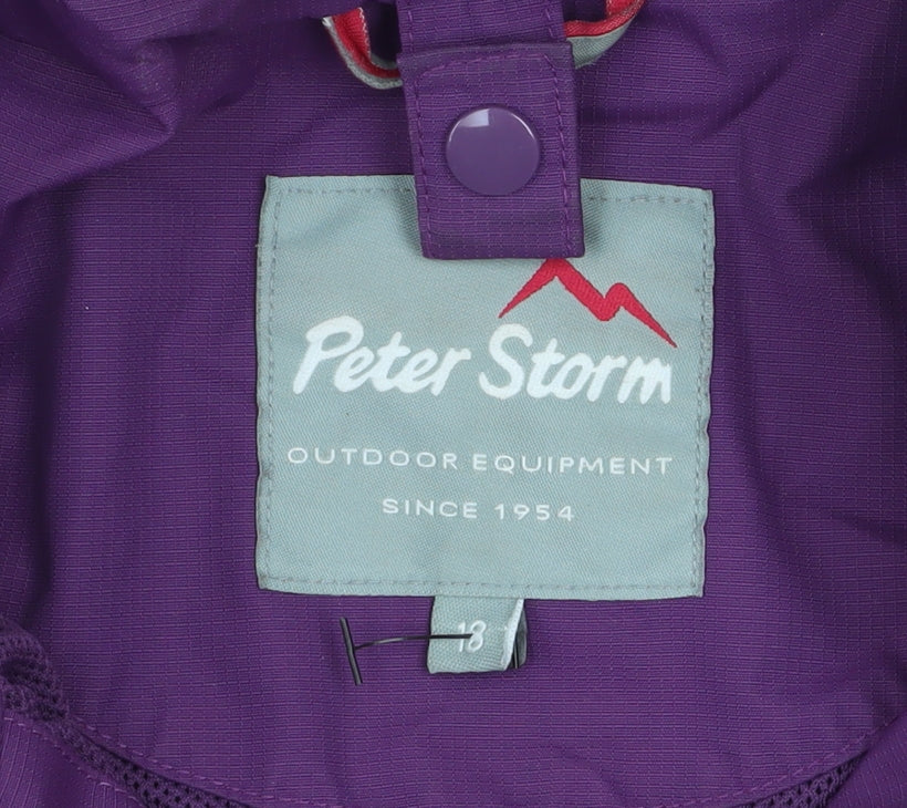 Womens UK Size 18 Peter Storm Purple Rain Coat
