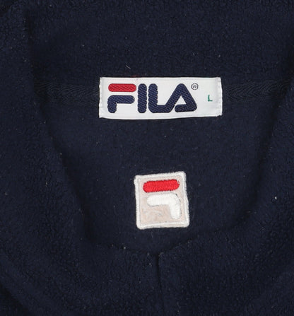 Mens UK Size L FILA Blue Pullover Sweatshirt