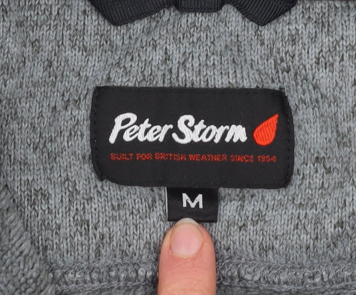 Mens UK Size M Peter Storm Grey Pullover Sweatshirt