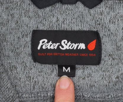 Mens UK Size M Peter Storm Grey Pullover Sweatshirt