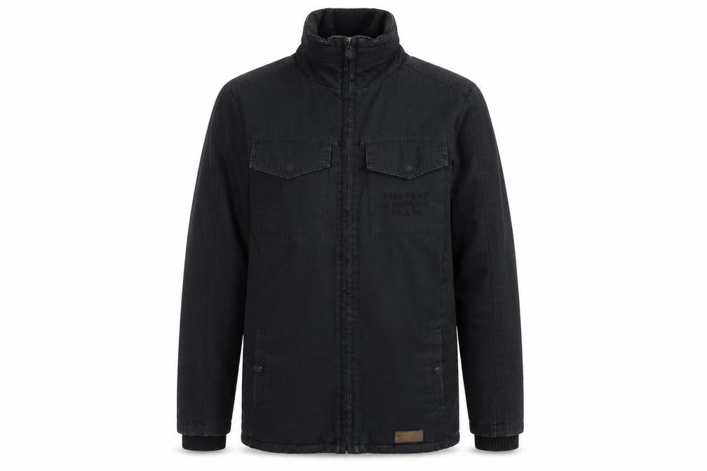 Mens UK Size XS Firetrap Black Military Jacket