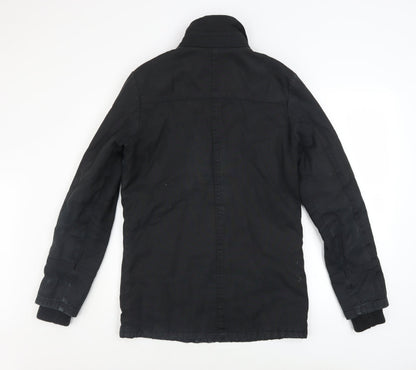 Mens UK Size XS Firetrap Black Military Jacket
