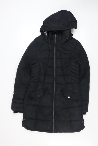 Womens UK Size 8 NEXT Black Puffer Jacket