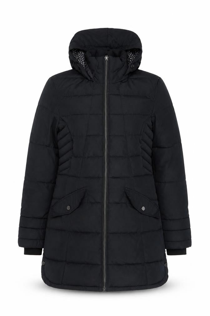 Womens UK Size 8 NEXT Black Puffer Jacket