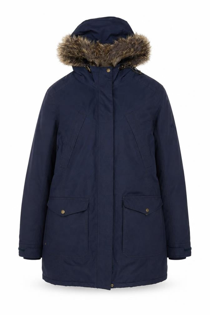 Womens UK Size 12 Craghoppers Blue Parka Coat