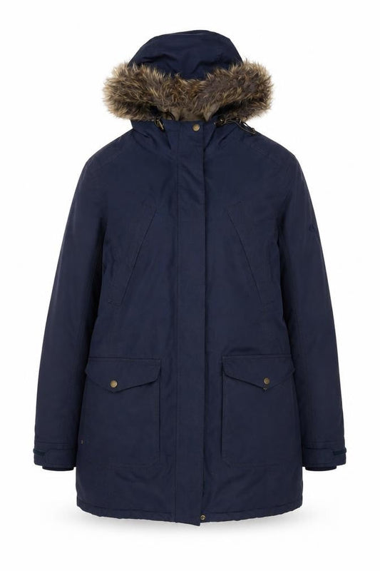 Womens UK Size 12 Craghoppers Blue Parka Coat