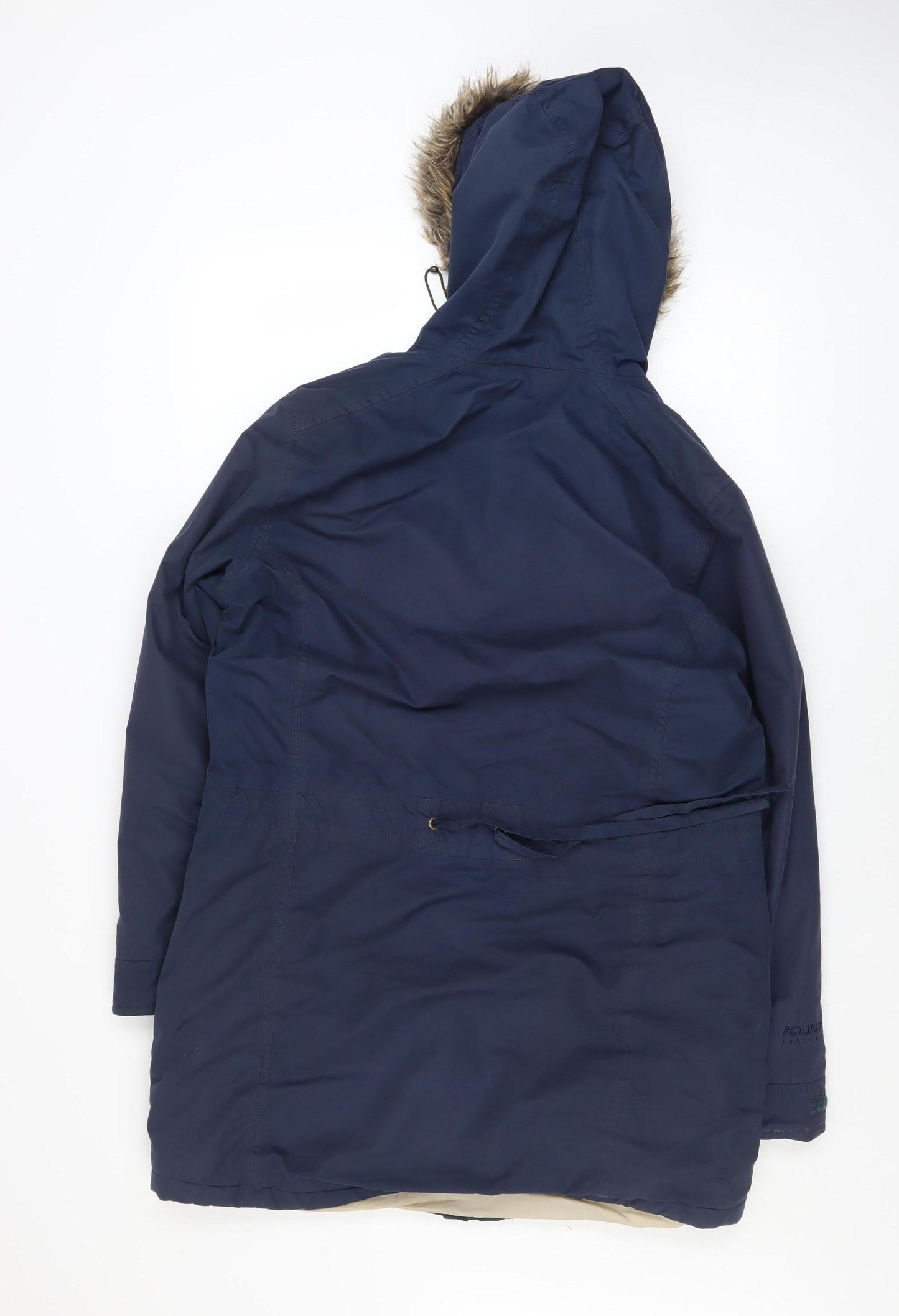 Womens UK Size 12 Craghoppers Blue Parka Coat