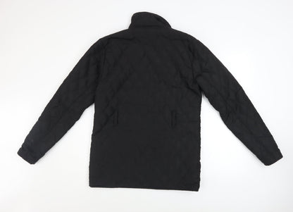 Womens UK Size L Urban Diva Black Quilted Coat
